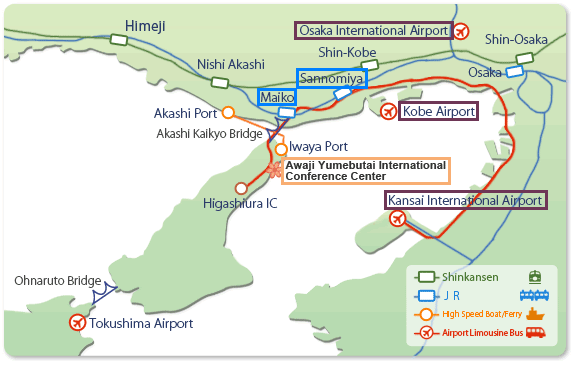 Map of Awaji